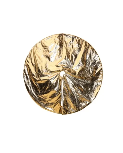 Copribase O120 Cm Oro Per Albero Di Natale