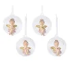 Decorazione Angioletto In Sfera Trasparente