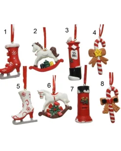 Decoro Da Albero Appendino 8 Modelli Assortiti