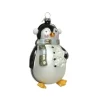 Decoro Da Albero In Vetro Pinguino 7 Cm