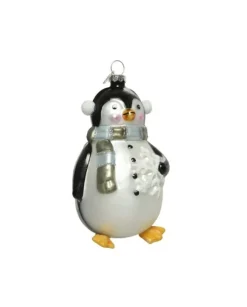 Decoro Da Albero In Vetro Pinguino 7 Cm