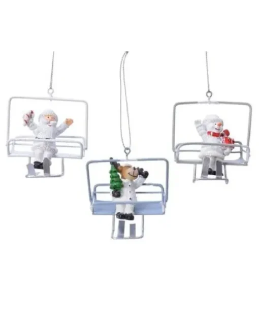 Decoro Per Albero Appendino Seggiovia 3 Modelli Assortiti