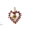 Dietroporta Buon Natale Forma Cuore Con Bacche 19X19 Cm