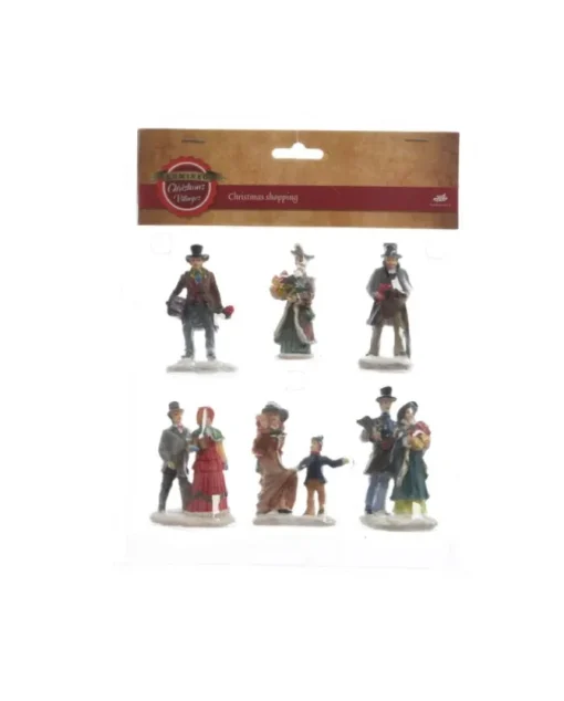 Figure Personaggi Villaggio Di Natale Giostrina