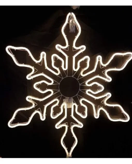 Fiocco Di Neve Luminoso Led Bianco Caldo