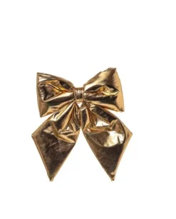 Fiocco 13X15Cm Oro Per Decorazioni Di Natale