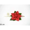 Fiore Rosso Natalizio 35Cm Per Decorazioni Di Natale