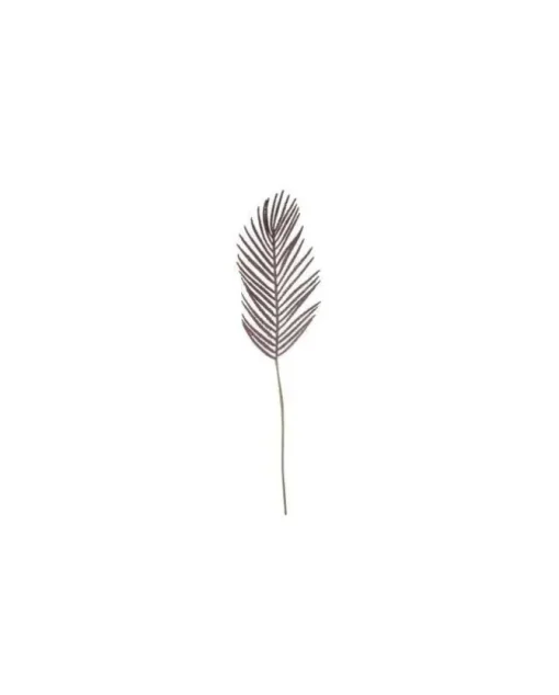 Foglia Cycas Polyfoam 90Cm Burgundy Per Decorazioni Di Natale