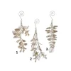 Foglia Di Plastica Glitter 3 Asscolore C