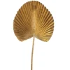 Foglia Fan Palma 53Cm Oro Per Decorazioni Natalizie