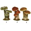 Funghi Decorativi 3 Colori 9X12X17Cm 1Pz