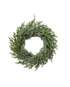 Ghirlanda Corona Pe Glittercolore Green Misura Diametro 42 Cm