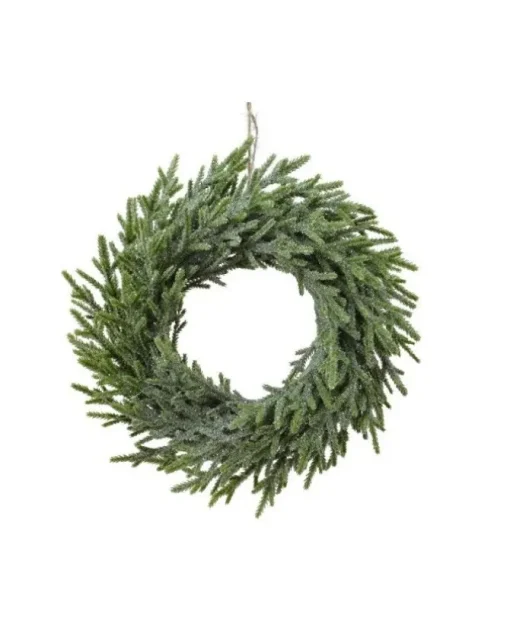 Ghirlanda Corona Pe Glittercolore Green Misura Diametro 42 Cm