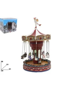 Giostrina Di Natale Carillion Seggiolini Volanti 21X21X28 Cm