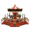 Giostrina Di Natale Carosel Con Luci E Suoni 28,5X35,5X28 Cm