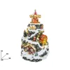 Giostrina Villaggio Di Natale Con Carillion Con Luci Suoni E Movimenti 35X35X51