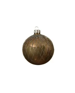 Gl Deco Bauble Curved Top Linecashmere B