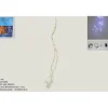 Gocce Di Luci Per Albero Di Natale 720 Nano Led Bianco Ghiaccio 3Mt