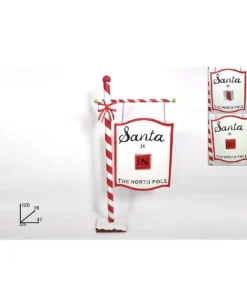 Insegna In Metallo Decorazione Di Natale