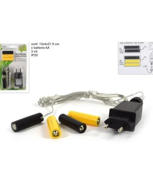 Kit Alimentatore Villaggio Di Natale Elimina Batterie