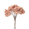Mazzo Di Bacche 28Cm Rosa Per Decorazioni Di Natale