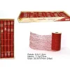 Nastro Rotolo Rete Glitter Rosso 11,5X270 Cm
