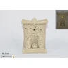 Nativita Di Ceramica Forma Di Pergamena Con Luce