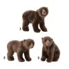 Orso In Plastica Rivestito Di Morbido Peluche 3 Modelli Assortiti