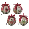 Pallina Decoro Schiaccianoci In 4 Varianti Diametro 8 Cm