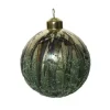 Pallina Di Vetro Con Patina Antica Confezione 3 Pz 80Mm