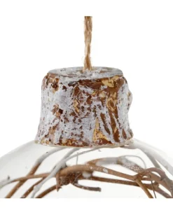 Pallina Di Vetro Con Uccelini, Tema Foresta 3 Assortiti