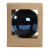 Pallina In Vetro Tinta Unita Blu Lucido 120Mm