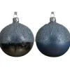 Pallina Sfera Di Vetro Decorata A Mano Per Albero Di Natale