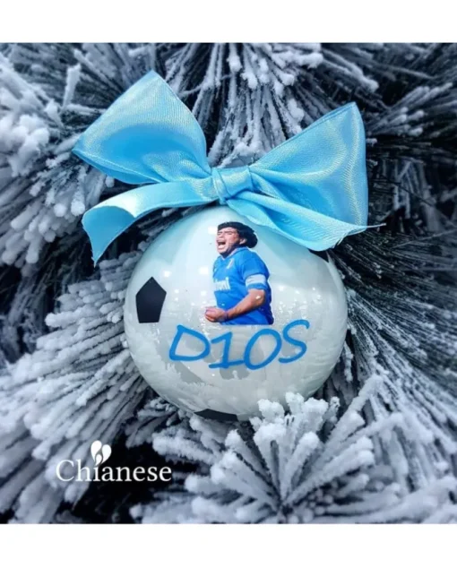 Pallina Sfero Di Vetro Di Maradona D10S 80Mm