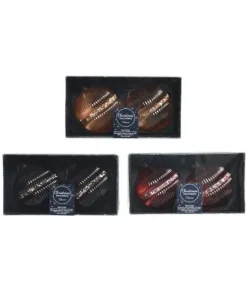 Palline Sfere Di Vetro Decorate Per Albero Di Natale 80Mm 2 Pz