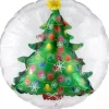 Palloncino Mylar Insider Con Albero Di Natale 60X60Cm