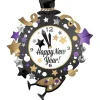 Palloncino Mylar Orologio Happy New Years 76X88Cm