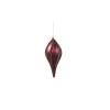 Pendente Di Vetro 20Cm Burgundy Per Albero Di Natale