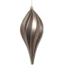 Pendente Di Vetro 20Cm Grigio Per Albero Di Natale