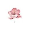 Pick Amaryllis Deluxe Velvet 23Cm Malva Per Decorazioni Di Natale