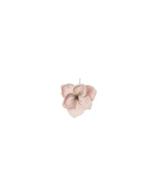 Pick Amaryllis Deluxe Velvet 23Cm Rosa Per Decorazioni Di Natale