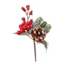 Pick Bacche/Luppolo 23Cm Per Addobbo Di Natale