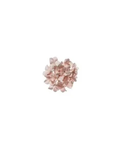 Pick Ortensia Innevata 21Cm Rosa Per Decorazioni Di Natale