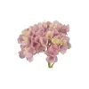 Pick Ortensia Innevata 21Cm Malva Per Decorazioni Di Natale