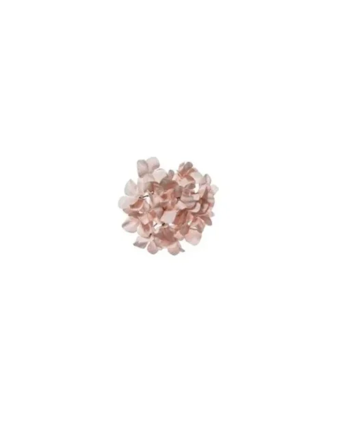 Pick Ortensia Innevata 21Cm Rosa Per Decorazioni Di Natale