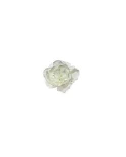 Pick Peonia Innevata 23Cm Bianca Per Decorazioni Natalizie