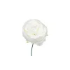 Pick Peonia O11Cm H19Cm Bianca Per Decorazioni Di Natale