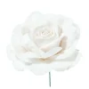 Pick Rosa Bianca Deluxe Velvet In Pvc Per Decorazioni Natalizie 17Cm