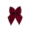 Puntale Fiocco Di Velluto 40X40Cm Burgundy Per Albero Di Natale E Addobbo
