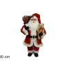Pupazzo Di Babbo Natale Con Orsacchiotto Da 90 Cm